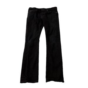 G-Star Raw Mens Jeans 34 x 32 Faded Black Slim Fit Button Fly Stretch Inseam 31”